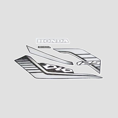 Stckr Set Dio 125 Grey Shield for Honda — motorcycle spare part Kenya