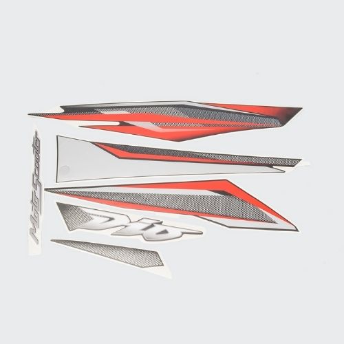 Stckr Set Dio 2010 (blk Shield-red) for Honda — motorcycle spare part Kenya