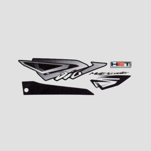 Stckr Set Dio T5 (blk Shield) for Honda — motorcycle spare part Kenya