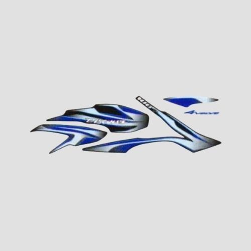 Stckr Set Discover 100T [blk Tank-blue] for Bajaj Discover 100 T — motorcycle spare part Kenya