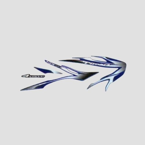 Stckr Set Discover 125ST [blk Tank-blue] for Bajaj Discover 125 St — motorcycle spare part Kenya
