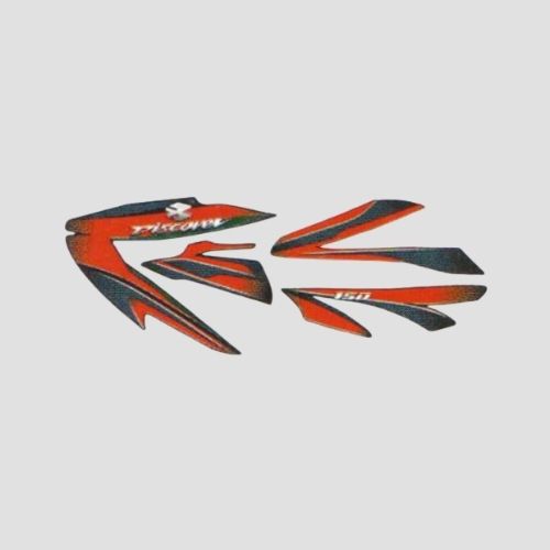 Stckr Set Discover 150 N/M [blk Tank-red] for Bajaj — motorcycle spare part Kenya
