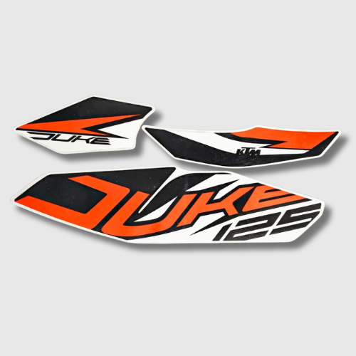 Stckr Set Duke 125 T1 Blk Tank for KTM — motorcycle spare part Kenya
