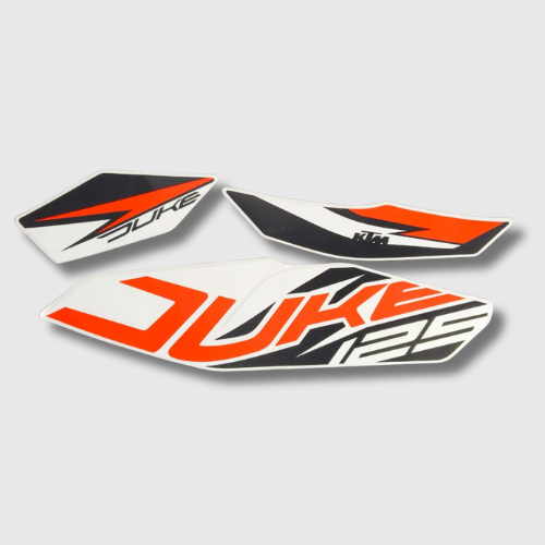 Stckr Set Duke 125 T1 Whi Tank