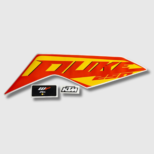 Stckr Set Duke 250 Orng Tank for KTM — motorcycle spare part Kenya