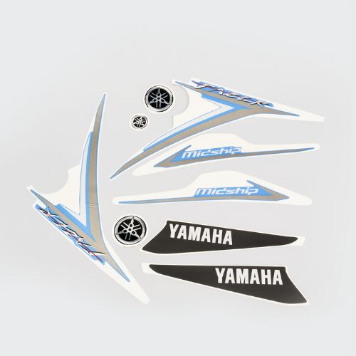 Stckr Set Fazer N/M [blue Tank] for Yamaha — motorcycle spare part Kenya