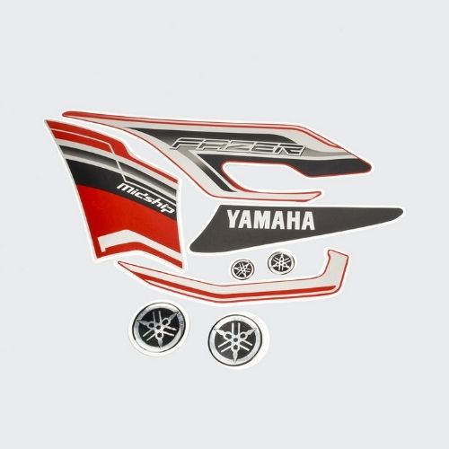 Stckr Set Fazer T4 [red Tank] for Yamaha — motorcycle spare part Kenya