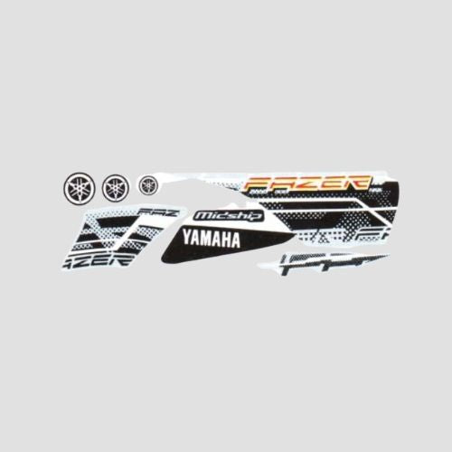 Stckr Set Fazer T5 [blk Tank] for Yamaha — motorcycle spare part Kenya