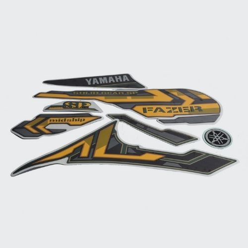 Stckr Set Fazer T6 [military Grn] for Yamaha — motorcycle spare part Kenya