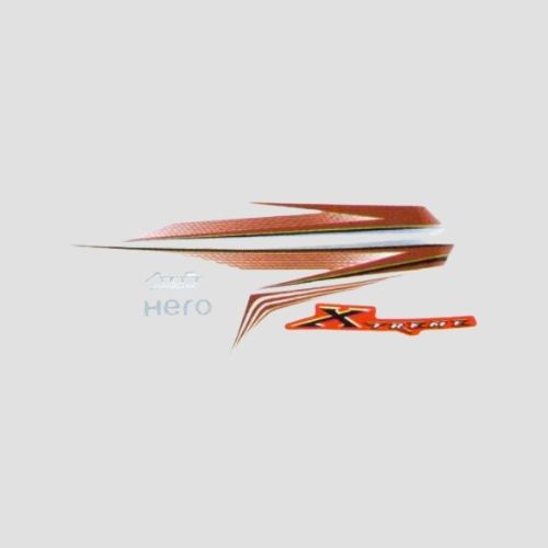 Stckr Set Hero Cbz-xtreme T4 [red Tank] — motorcycle spare part Kenya