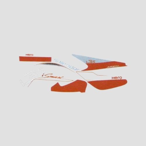 Stckr Set Hero Splendor I-smart [red Tank]
