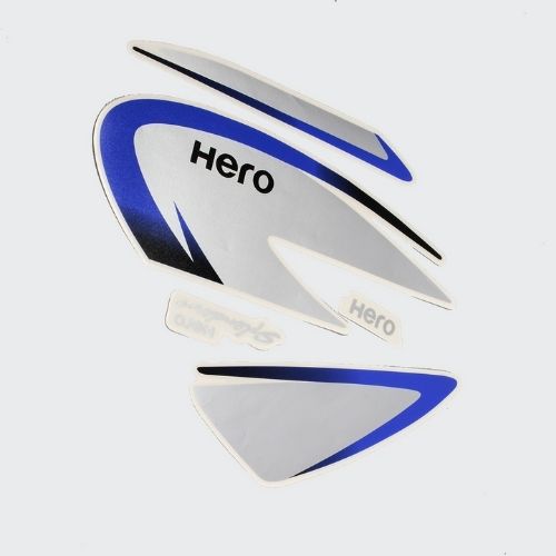 Stckr Set Hero Splendor Plus [blk Tank-blue]