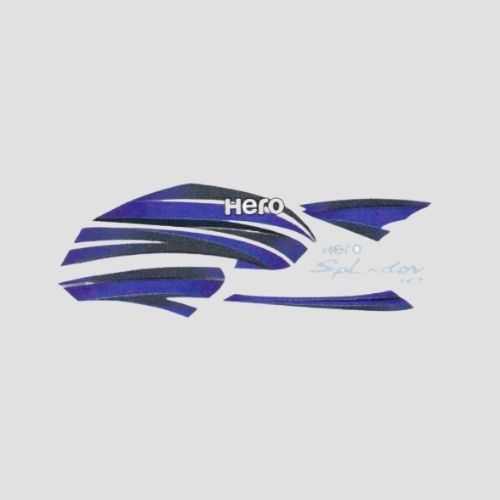 Stckr Set Hero Splendor Pro [blue Tank-blue] — motorcycle spare part Kenya