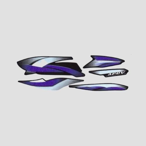 Stckr Set Hero Splendor Pro T3 [blk Tank-blue]