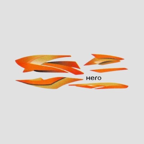 Stckr Set Hero Splendor Pro T3 [red Tank]