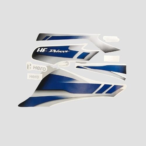 Stckr Set Hfdlx BS6 Blk/Blue