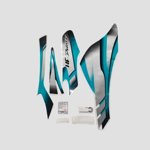 Stckr Set Hfdlx BS6 Grey/Grn