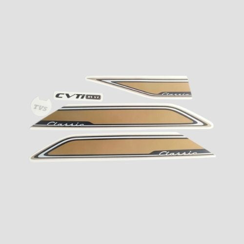Stckr Set Jupiter Classic Brown Shield