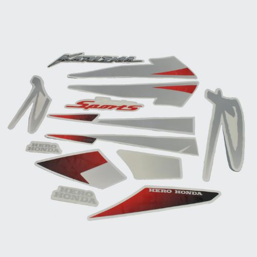 Stckr Set Karizma R [blk Tank] for Hero — motorcycle spare part Kenya