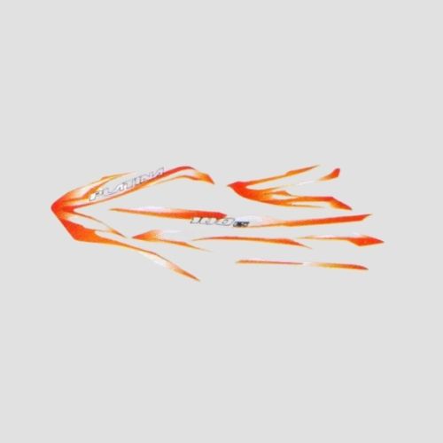Stckr Set Platina 100 [ES] [red Tank] for Bajaj — motorcycle spare part Kenya