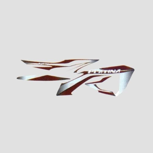 Stckr Set Platina 125 N/M [blk Tank-maroon]