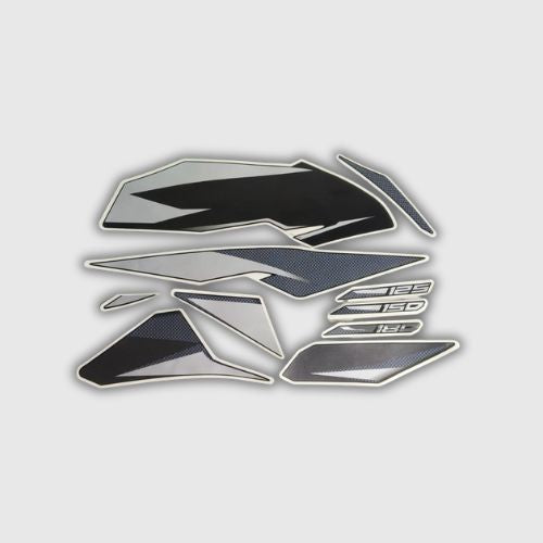 Stckr Set Pulsar 150 BS6 UG10 Blk/Grey