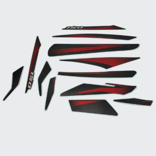 Stckr Set Pulsar 150 UG7 [blk Tank-red]