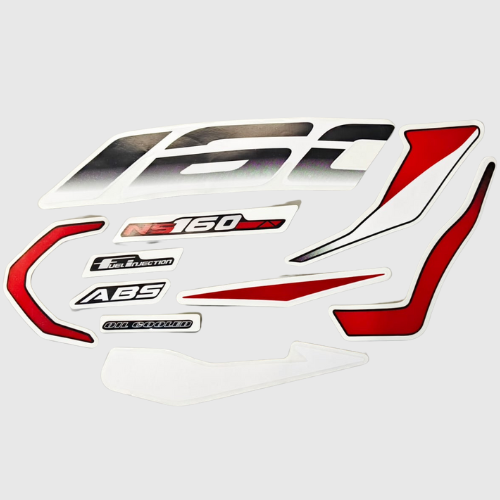 Stckr Set Pulsar 160NS BS6 Whi Tank for Bajaj Pulsar 160 NS BS6 — motorcycle spare part Kenya