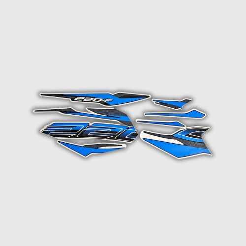 Stckr Set Pulsar 220F [2024] Blk/Blue