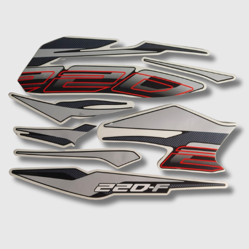 Stckr Set Pulsar 220F [2024] Blk/Grey