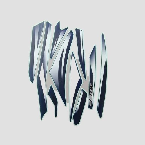 Stckr Set Pulsar 220F UG7 [Blue-blue] for Bajaj — motorcycle spare part Kenya