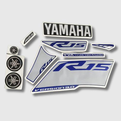 Stckr Set R15 V3 ABS Vva Blue Tank