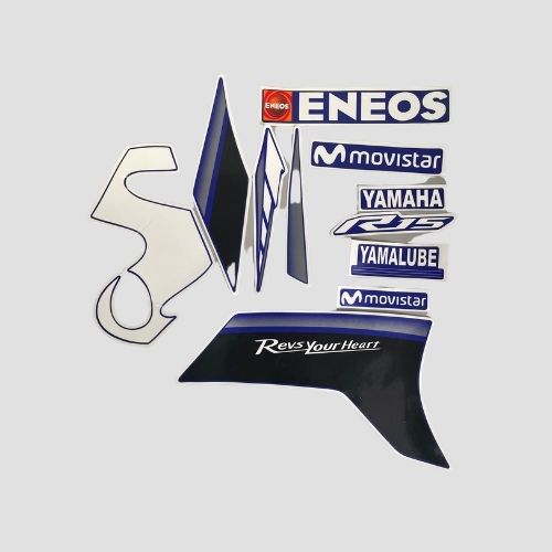Stckr Set R15 V3 Blue Moto Gp Edition for Yamaha — motorcycle spare part Kenya
