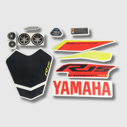 Stckr Set R15 V4 ABS Red Tank