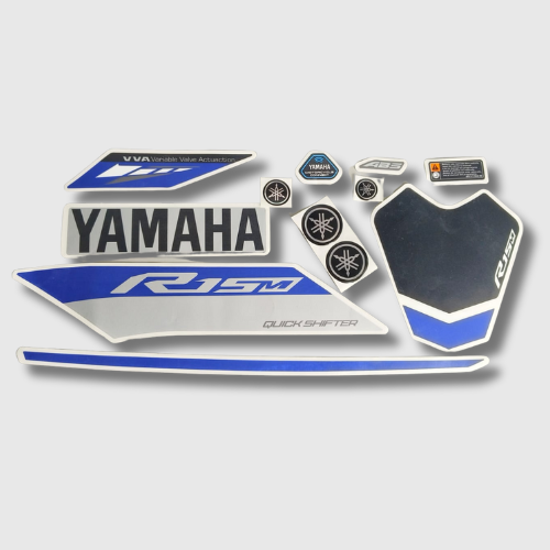 Stckr Set R15M V4 ABS Vva Blk/Blue