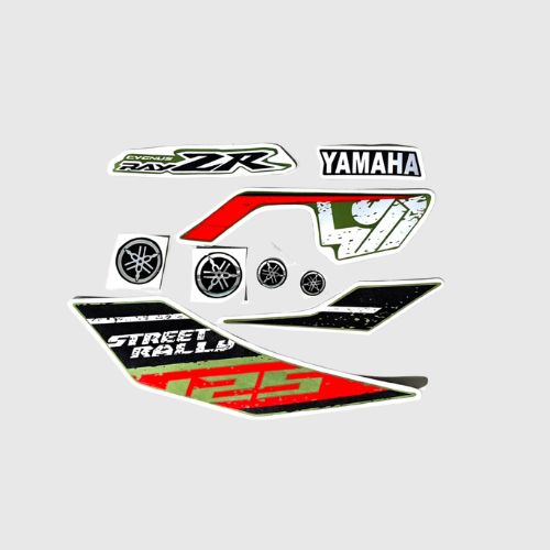 Stckr Set Ray ZR 125 Street Rally [2020] Sparkle Grn