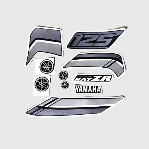 Stckr Set Ray ZR 125 V3 Mettalic Blk