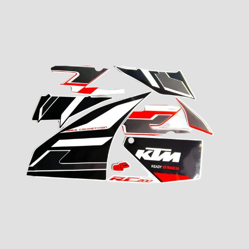 Stckr Set RC200 T3 Orng Tank