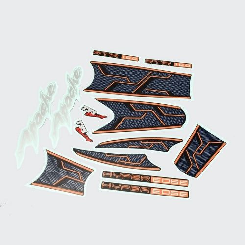 Stckr Set RTR160 Hyper Edge [blk Tank-orng]