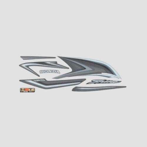 Stckr Set Shine 125 BS6 [2020] Geny Grey