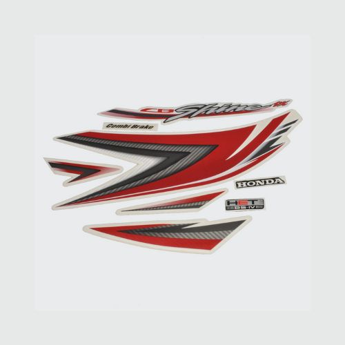 Stckr Set Shine BS4 [Whi-red]