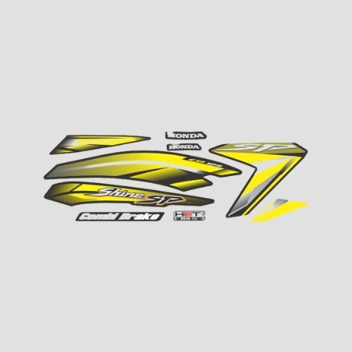 Stckr Set Shine SP T2 [Blk-yel]