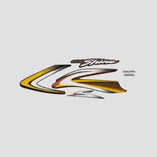 Stckr Set Shine T7/T8 [brown Tank] for Honda — motorcycle spare part Kenya
