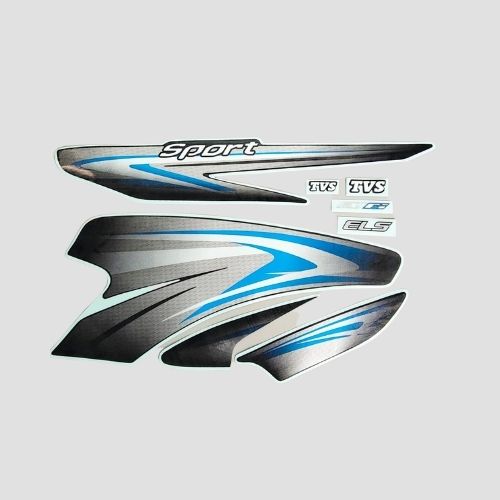 Stckr Set Sport BS6 Blk/Blue