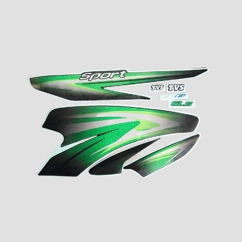 Stckr Set Sport BS6 Blk/Grn