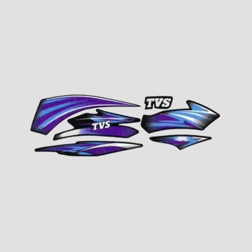 Stckr Set Star City 110 N/M [blk Tank-blue] for TVS — motorcycle spare part Kenya