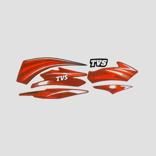 Stckr Set Star City 110 N/M [red Tank-red] for TVS — motorcycle spare part Kenya