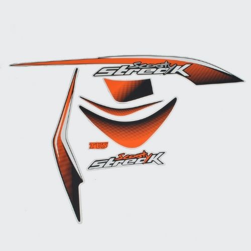 Stckr Set Streak [blk Shield-orng]