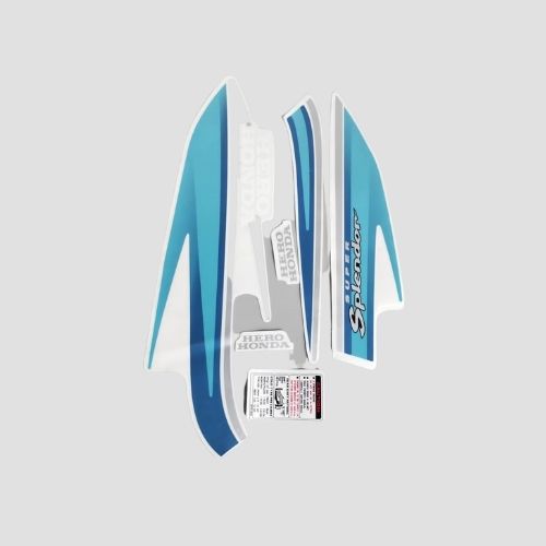 Stckr Set Super Splendor O/M Blk/Blue