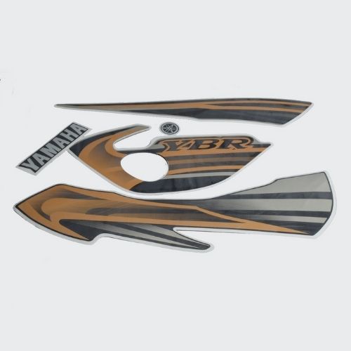 Stckr Set YBR T2 [blk Tank-golden]